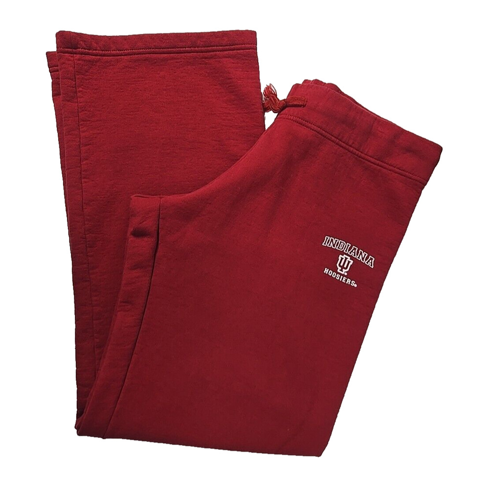 American Classic Sportswear Mens Sweatpants Red IU Indiana Hoosiers University L
